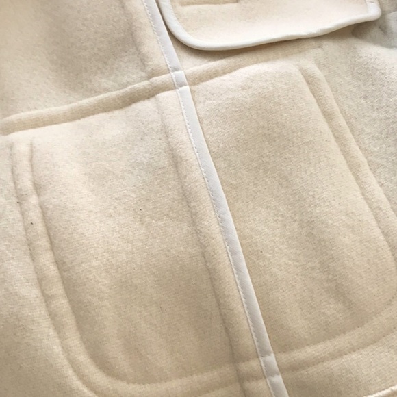 BURBERRY 100% PURE WOOL JACKET WITH 2-WAY ZIPPER, GUC - Picture 8 of 14